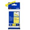 Cinta super adhesiva brother tzes631 12mm x 8m amarillo - negro - Imagen 2