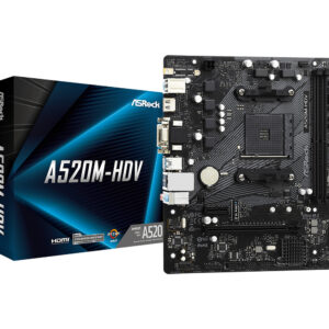 Placa base asrock am4 a520m - hdv m - atx 90 - mxbe50 - a0uayz