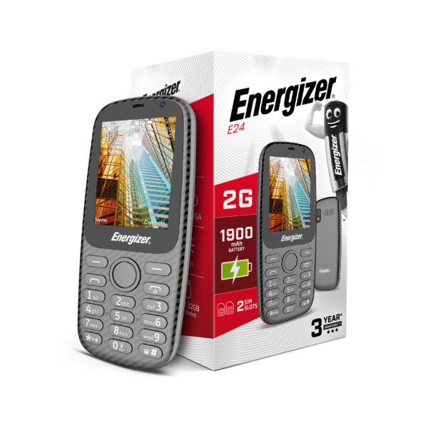 Telefono movil energizer e24 - 2g - 2.4 pulgadas - grey eu - gris - Imagen 3