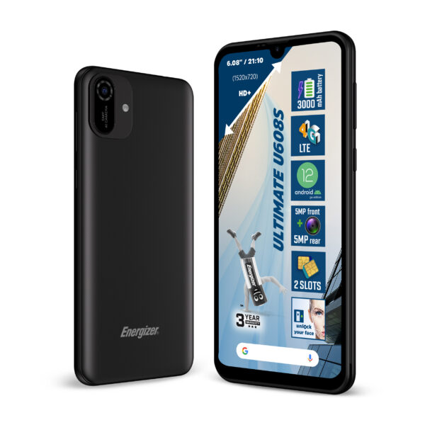 Telefono movil smartphone energizer ultimate u608s - 4g - 6.08 pulgadas - 2+32gb - black eu - negro - Imagen 2