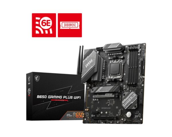 Placa base msi am5 b650 gaming plus wifi atx -  4x ddr5 -  4x sata 6gb - s -  4x usb 2.0 -  2x usb 3.2 -  1x usb tipo c - Imagen 3