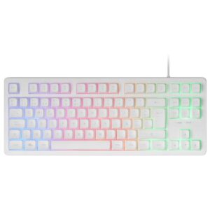 Teclador mars gaming mk023 tkl frgb usb 2.0 blanco