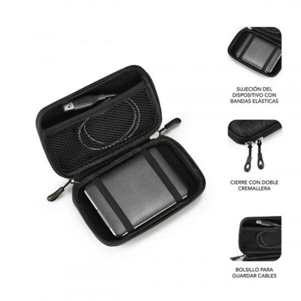 Funda subblim para disco duro 2.5 pulgadas negro - Imagen 2