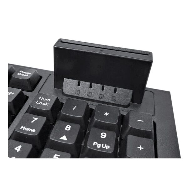 Teclado unykach kb918 usb lector dni - Imagen 2