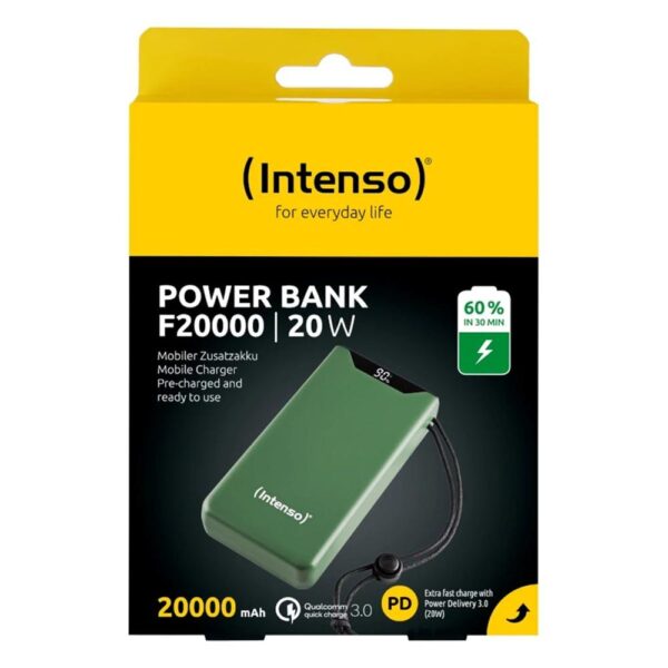 Powerbank intenso f20000 20000 mah verde - Imagen 2