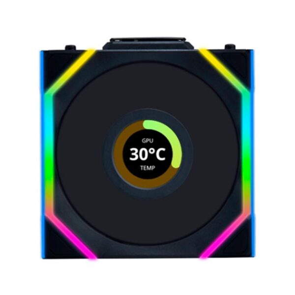 Ventilador caja lian li uni fan sl inalambrico 120mm negro pack 3 unidades - Imagen 3