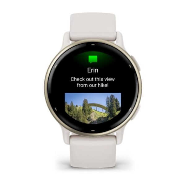 Smartwatch garmin vivoactive 5 gps wifi ivory - cream gold - Imagen 2