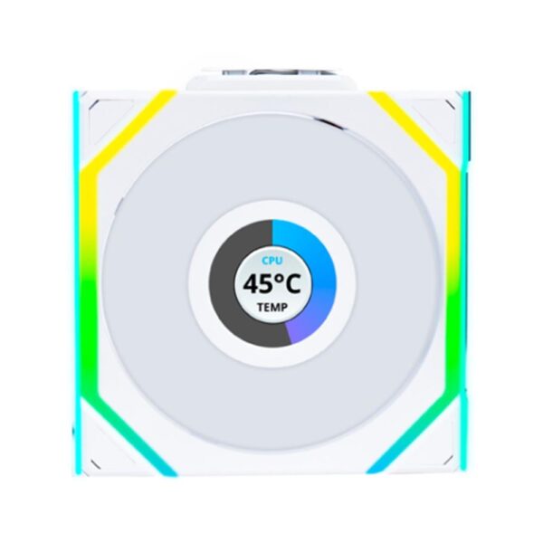 Ventilador caja lian li unifan sl wireless argb 3 x 120mm white - Imagen 3