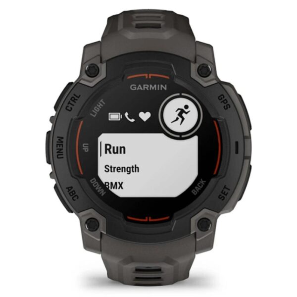 Smartwatch garmin instin e 45mm negro correa de silicona carbon - Imagen 2