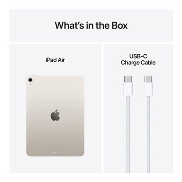 Apple ipad air 8gb 256gb wifi starlight 11 pulgadas - Imagen 3