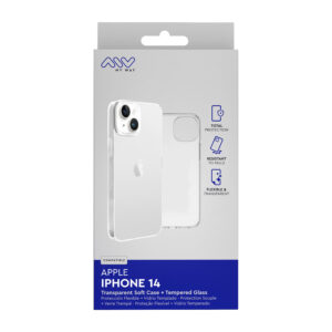 Carcasa myway para apple iphone 14 transparente