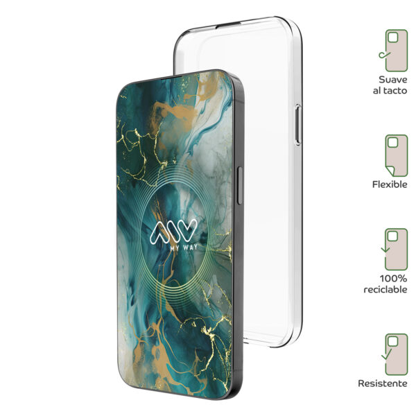 Carcasa myway para apple iphone 16 transparente - Imagen 2