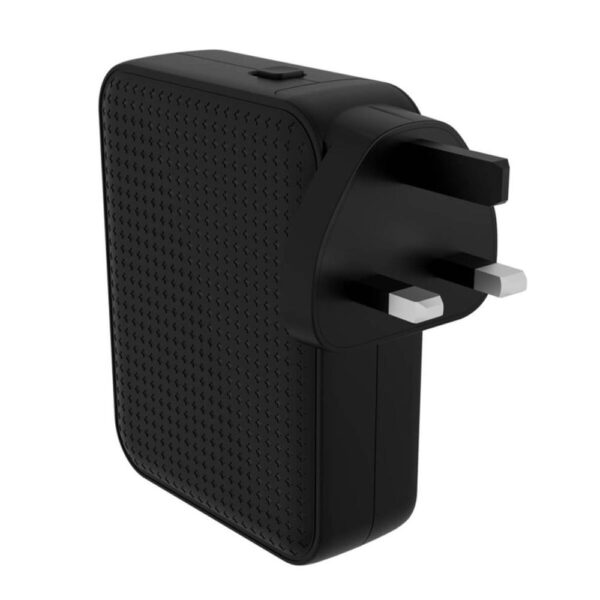 Cargador de pared ingles hyper 3 x usb tipo c 1 x usb tipo a negro - Imagen 3