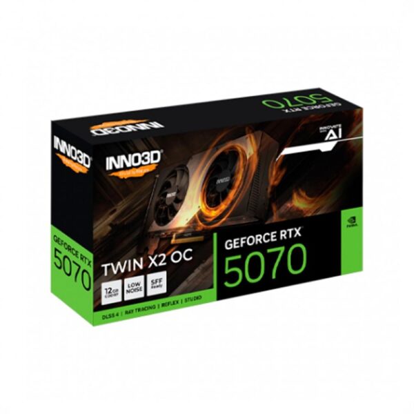 Tarjeta grafica inno3d rtx 5070 twin x2 oc 12gb - Imagen 3