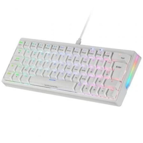 Teclado mars gaming mkminipro rgb blanco - Imagen 2
