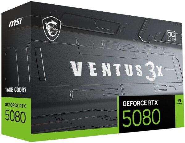 Tarjeta grafica msi rtx 5080 ventus 3x 16gb oc plus - Imagen 2