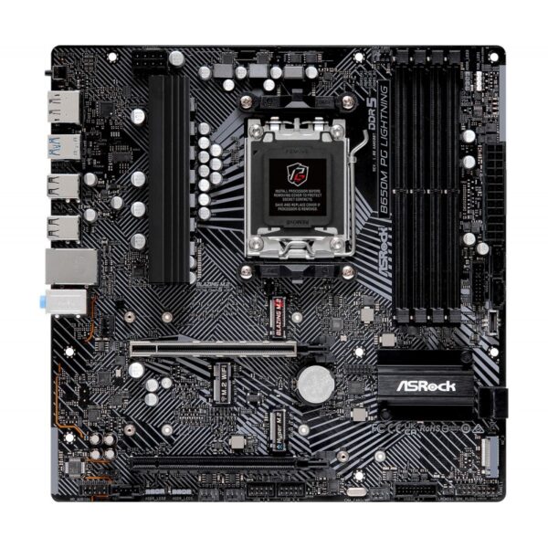 Placa base asrock b650m pg lightning am5 matx - Imagen 2