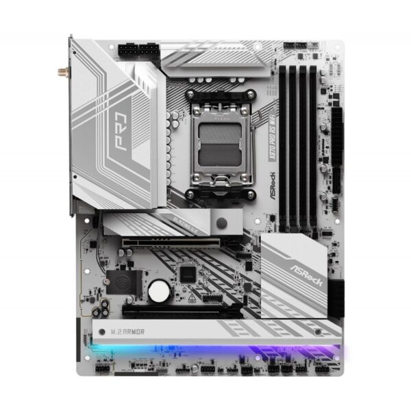 Placa base asrock x870 pro rs wifi am5 eatx - Imagen 2