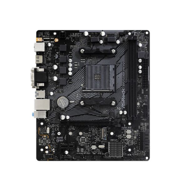 Placa base asrock amd am4 b550m - hdv m - atx -  2x ddr4 -  4x sata3 -  4x usb 3.2 -  2x usb 2.0 90 - mxbdj0 - a0uayz - Imagen 2