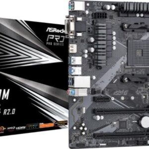 Placa base  asrock am4 b450m pro4 r2.0 atx - 4xddr4 - 1xhdmi - 2xusb 2.0 - 4x usb 3.2 - 90 - mxbeg0 - a0uayz