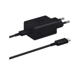 Cargador samsung ep - t4510xbegeu 45w + cable usb -  c a usb -  c negro 1.8m