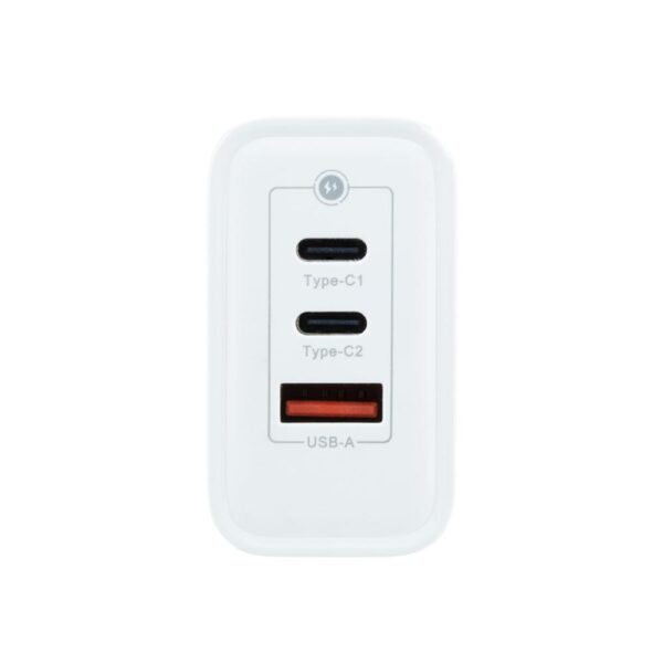 Cargador usb de pared coolbox 65w 2 x usb tipo c - usb tipo a - Imagen 2