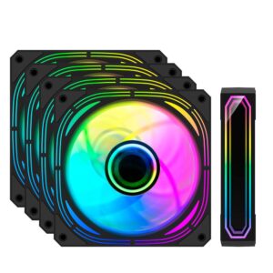 Ventilador cpu coolbox infinity pro argb 4 x 120mm