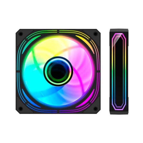 Ventilador cpu coolbox infinity pro argb 4 x 120mm - Imagen 2