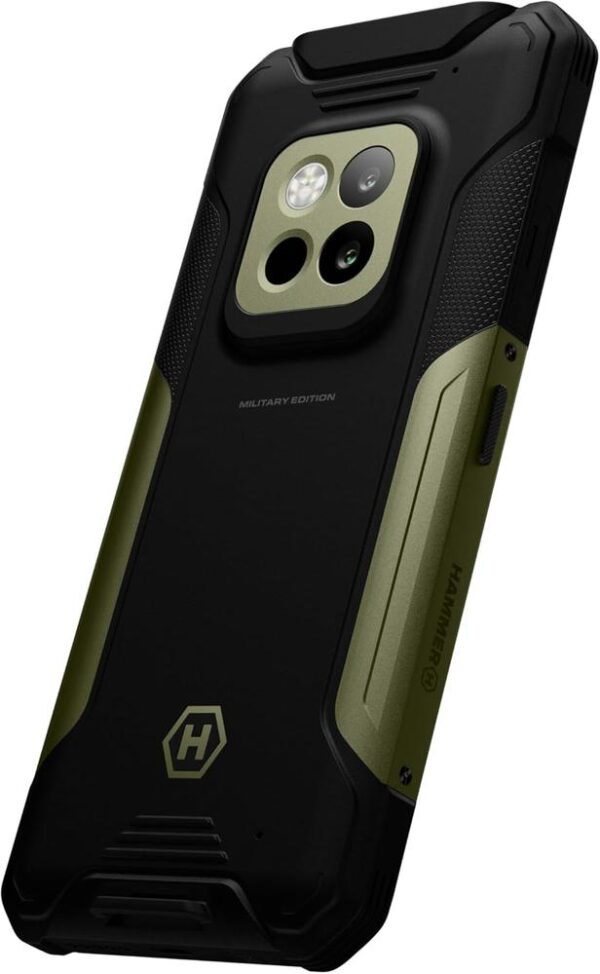 Movil hammer construction 2 5g thermal 8 - 256gb verde - Imagen 3