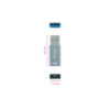 Adaptador usb tipo c a usb tipo a nanocable negro - hembra -  macho gen2 10gbps - Imagen 2
