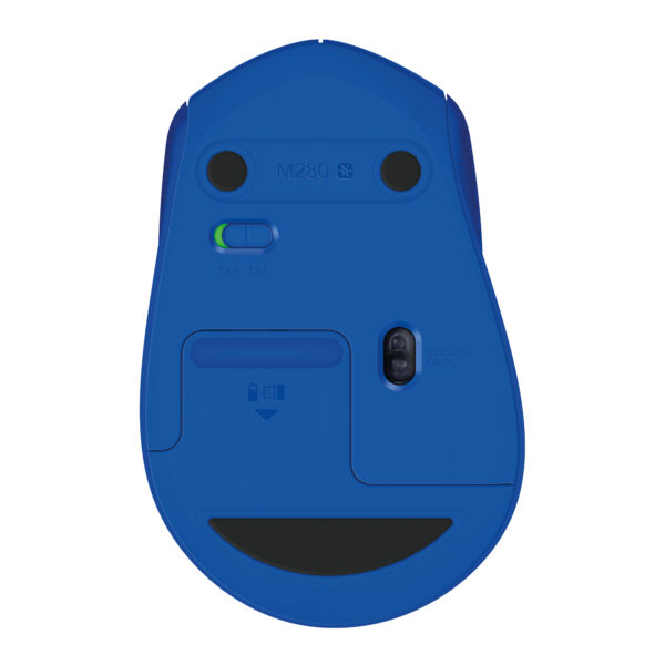 Mouse raton logitech m280 optico wireless inalambrico azul - Imagen 3