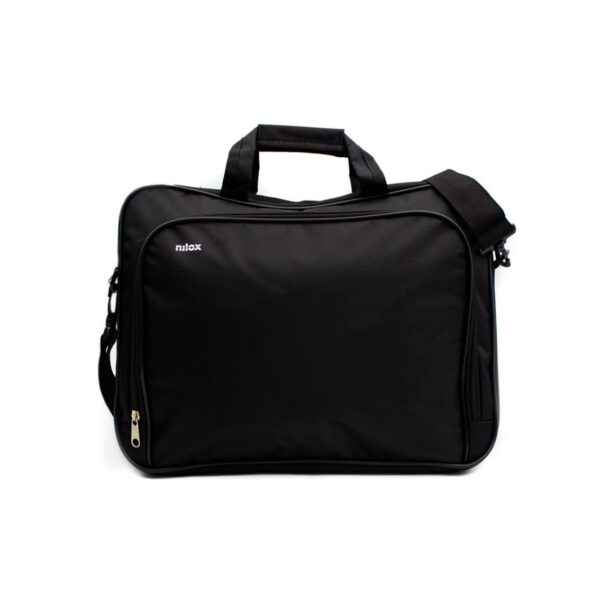 Maletin nilox essential 2 para portatil 15.6 pulgadas negro - Imagen 2
