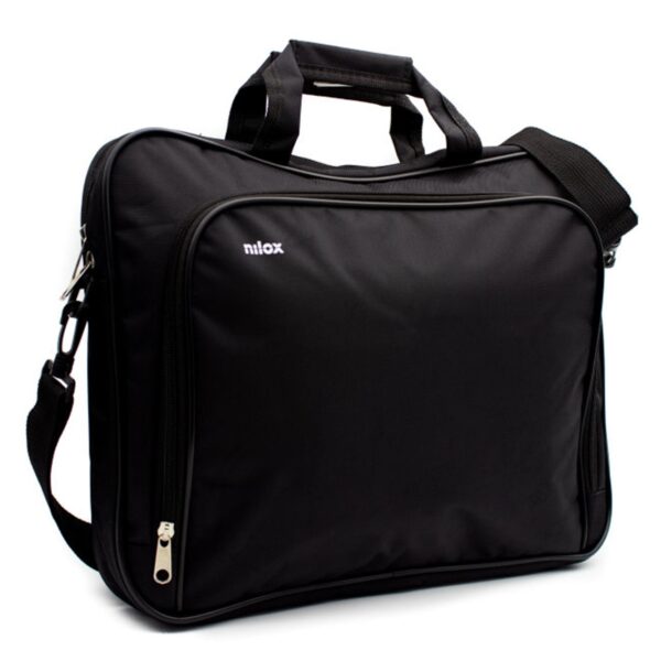 Maletin nilox essential 2 para portatil 15.6 pulgadas negro - Imagen 3