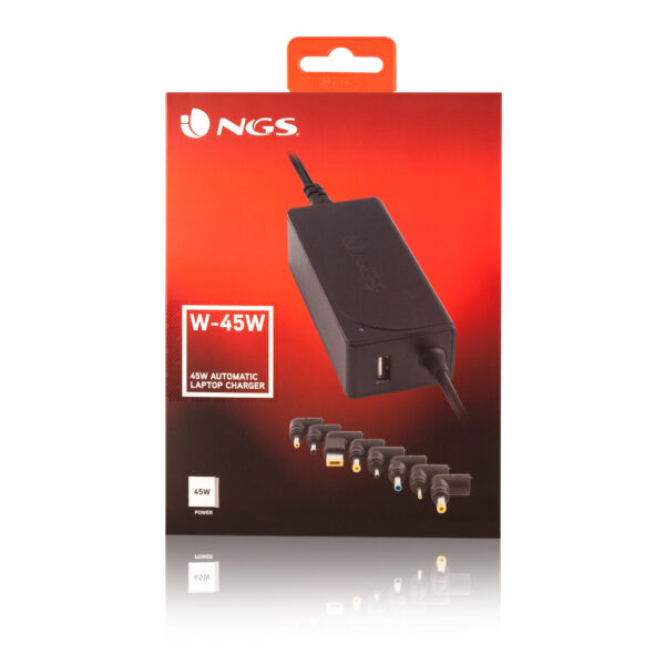 Cargador portatil w - 45w - 8 conectores - 45w - 19 -  20v - Imagen 3