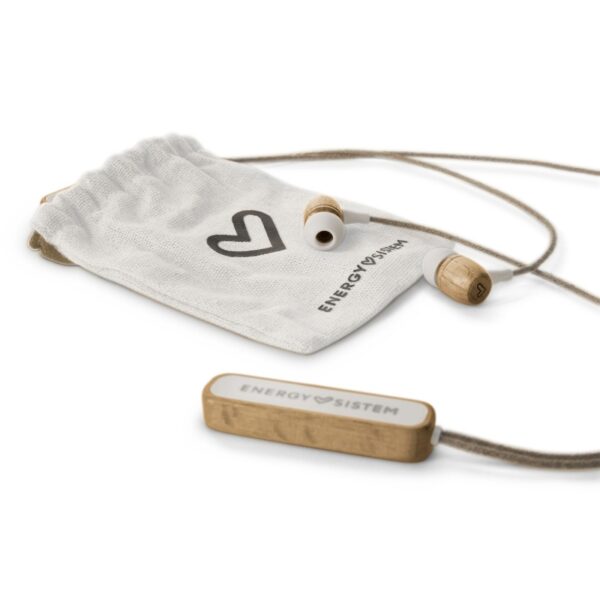 Auriculares energy sistem eco beech madera - bluetooth - tipo c - Imagen 3