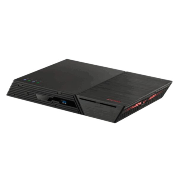Servidor nas asustor mini desktop 6 bay nas quad - core 2.0ghz dual 2.5gbe por 4gb ram ddr4
