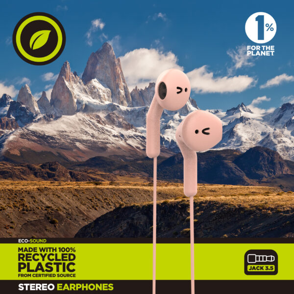 Auriculares muvit e56 rosa - Imagen 2
