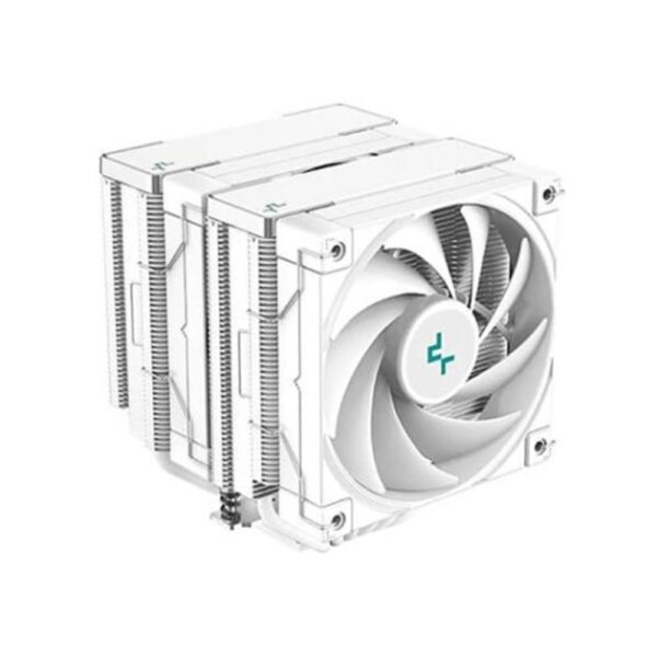 Ventilador disipador cpu deepcool ak620 2 x 120mm blanco - Imagen 2
