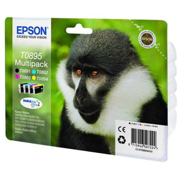 Multipack cartucho tinta epson s20 - sx105 - sx205 - 405 multicolor - Imagen 2