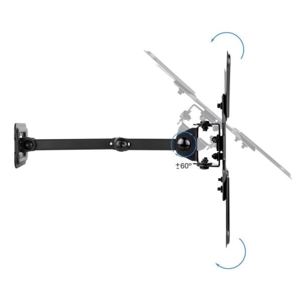 Soporte mesa tooq lp1344tn - b vesa hasta 43 pulgadas 200x200mm max 20kg - Imagen 3