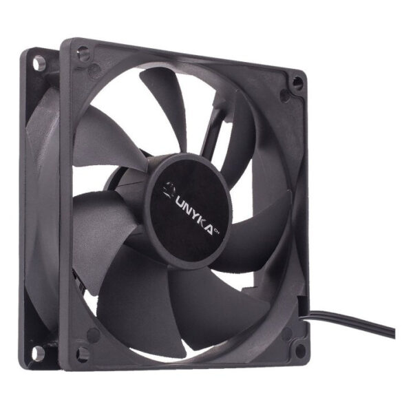 Ventilador de caja unyka 90mm color negro 7 aspas - Imagen 3