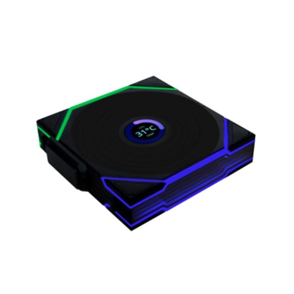 Ventilador caja lian li unifan tl - lcd wireless argb 3 x 120mm black - Imagen 2