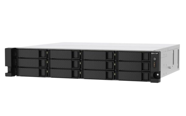 Servidor nas qnap ts - 1273au - rp - 8g 12 bahias 2u rack 8gb gigabit ethernet - Imagen 2