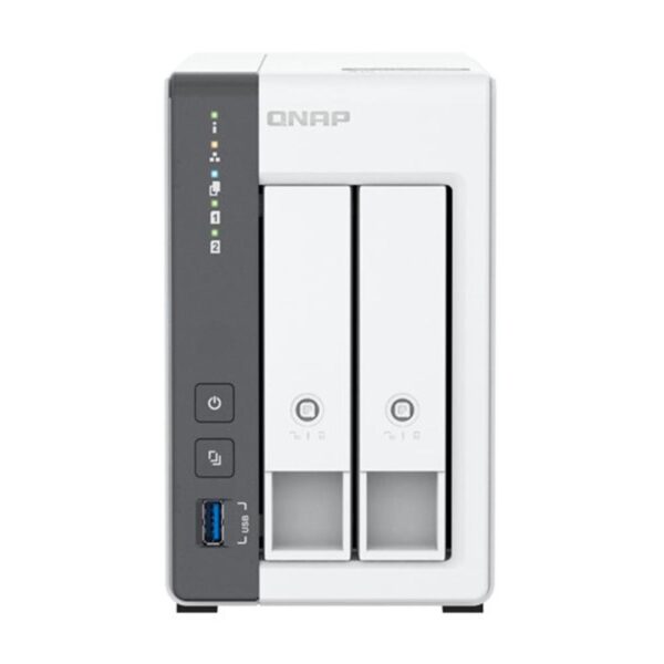 Servidor nas qnap k - ts - 216g+2xmn10ada600s 2 bahias 4gb gigabit ethernet