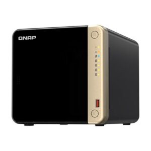 Servidor nas qnap k - ts - 464 - 8g+4xmn10ada600s 4 bahias 8gb gigabit ethernet