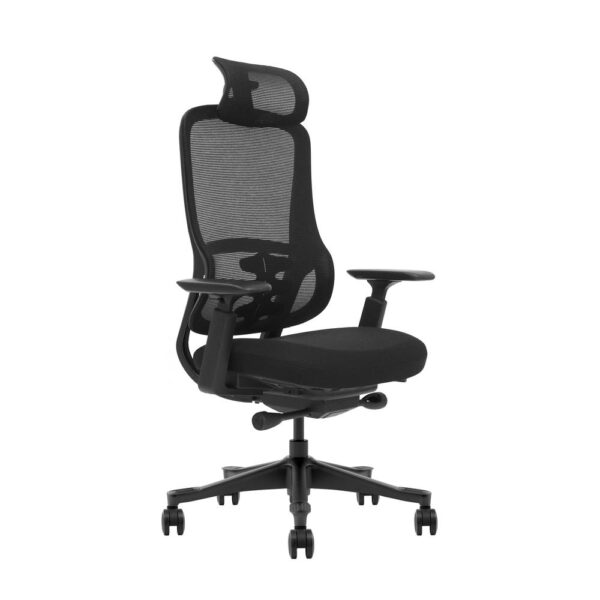 Silla oficina lira apoyo lumbar sistema básculante reposacabezas 2d hasta 120 kg - Imagen 2