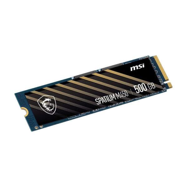Disco duro interno solido ssd msi spatium m450 500gb m.2 nvme pcie4 - Imagen 2