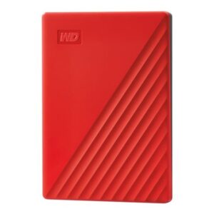 Disco duro externo hdd wd western digital 2tb my passport usb 3.2 rojo
