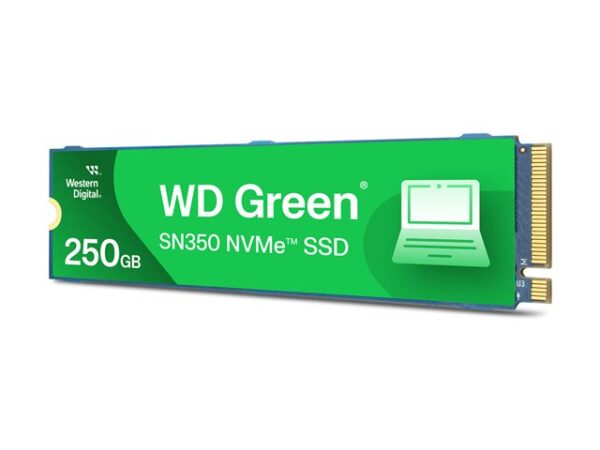 Disco duro interno ssd wd western digital green sn350 wds250g2g0c - 00cdh0 250gb m.2 pci express 3.0 nvme - Imagen 2