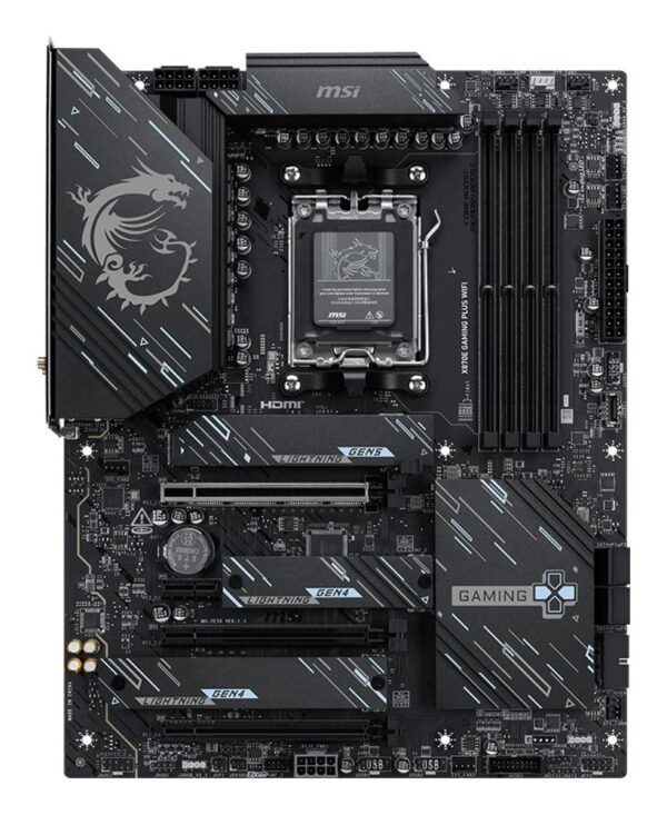 Placa base msi mpg x870e gaming plus wifi atx am5 4xddr5 - Imagen 2